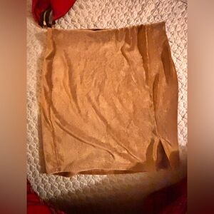 Chic Tan Mini Skirt